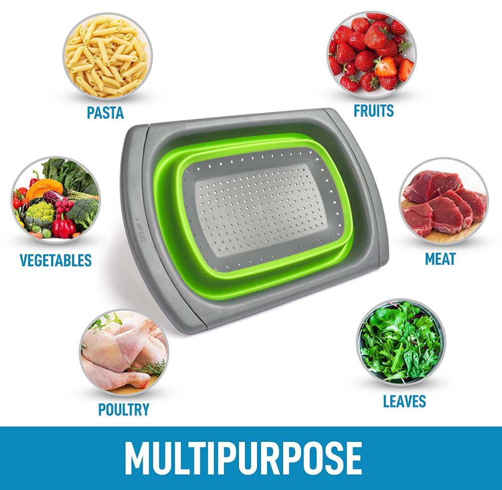 Multifunctional Kitchen Collapsible Strainer