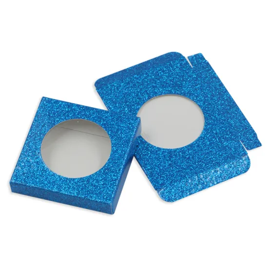 Top grade paper eyelash packaging box with window