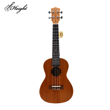 Solid Sapele Wood Concert Ukulele with Gloss Finish - 23 Inch
