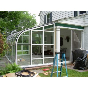 αλουμίνιο sunroom γυαλί ηλιακό θερμοκήπιο πάνελ sunroom προς πώληση