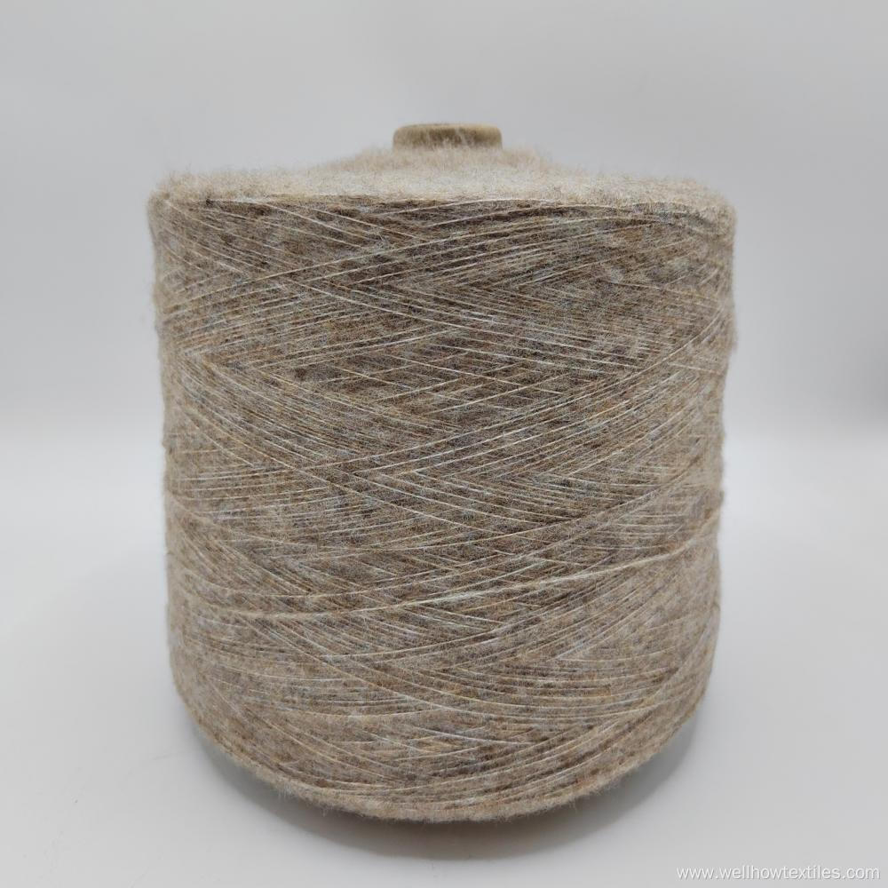 1/9NM 60%POLYESTER 32%ACRYLIC 5%WOOL 3%SPANDEX BRUSH YARN