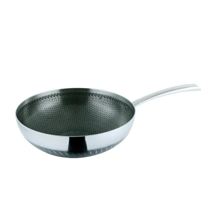 Stainless Steel Stove Frying Wok Pan