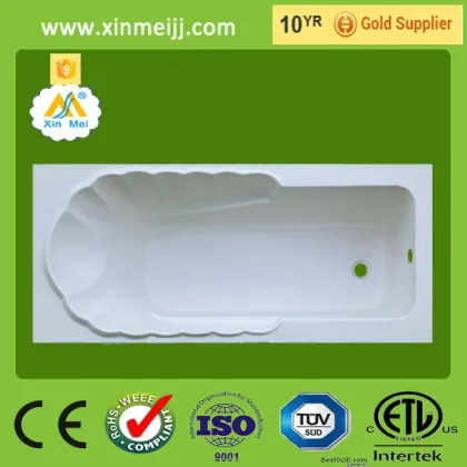 2015 most popular High glossy ideal standard bathtub price
