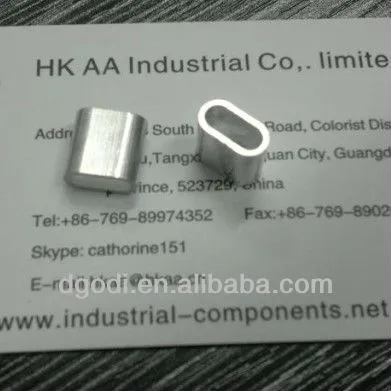 custom aluminum rope crimp sleeve