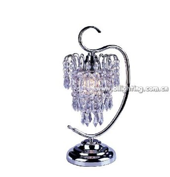 French style pretty chrome plated vintage table lamp
