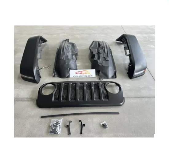 2007-2017 Jeep Wrangler JK to JL Fender Flares and Grille Accessories