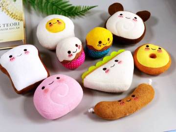 Dog Plush Squeaky Stuffing Pet Toys