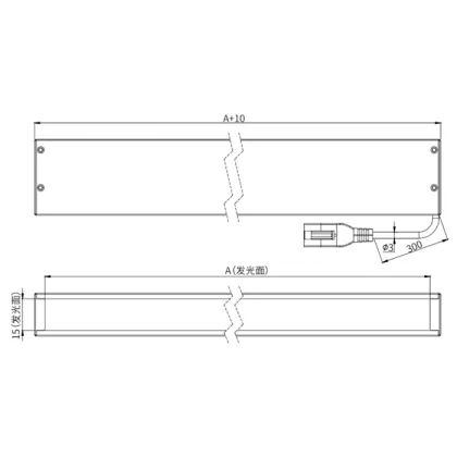 LED Bar Light for Industrial Inspection and Machine Vision Systems