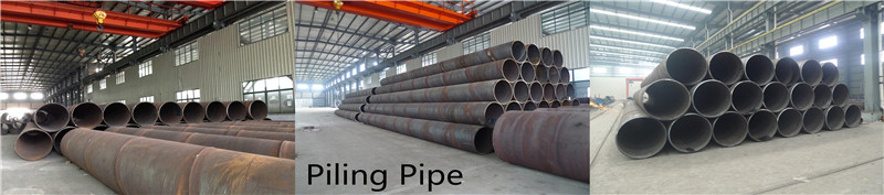 Customized piling steel pipes