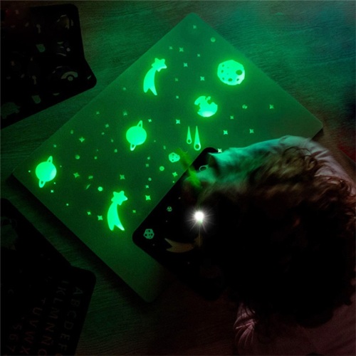 Tablero de dibujo fluorescente Suron A3 Magic Pad