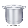 20qt Aluminium Tamale Dampfertopf mit Deckel