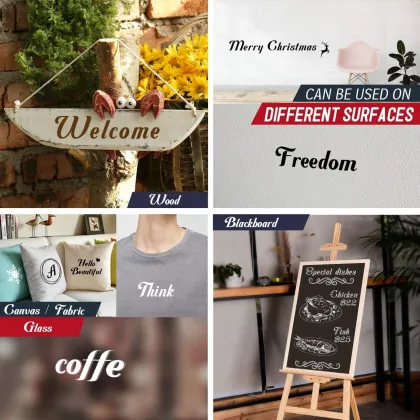 Hot sale plastic template DIY letter drawing template