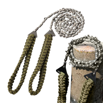 Pocket Chainsaw: Portable Cordless Hand Chain Saw for Survival Equipment and Folding Chain
