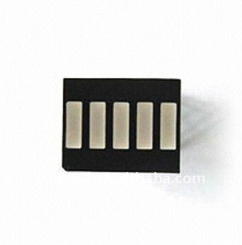 5-segment LED Bar Display with Red Color