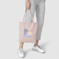 Monet-Inspired Serenity Lake Canvas Tote