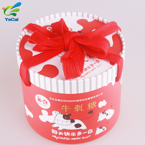 Tubo de empaquetado de la caja de regalo de papel redonda de la galleta / de la galleta de lujo del proveedor profesional de Guangzhou