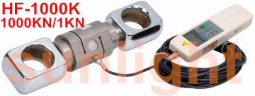 Digital Force Tester Pull and Force Meter Column type Sensor 0-1000KN Datalogger RS232 HF-1000K