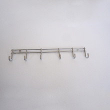 Praktikal nga chrome praktikal nga kawal nga bungbong nga nagbitay sa coat hook rack