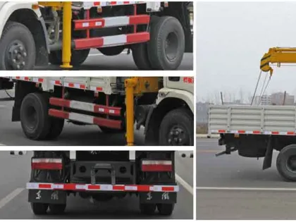 CLW mini telescopic crane truck with crane,lorry-mounted crane