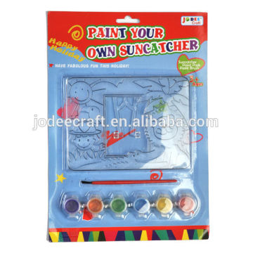 Plastic paint sun catcher frame kit