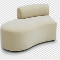 Alien technology fabric curved sofa