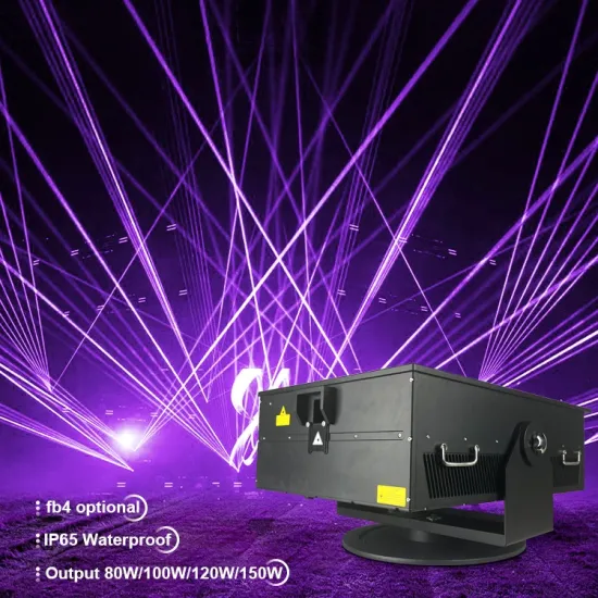 High-Power RGB Animation Laser Lights: 50W, 60W, 80W, and 100W Outdoor Solutions