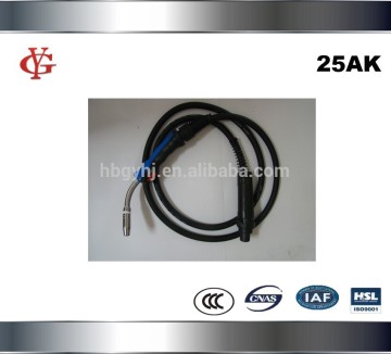 welding torch 25AK handle, has blue handle