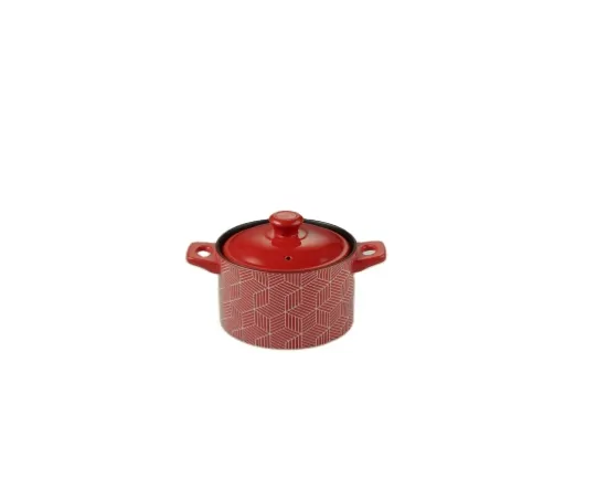 Casserole pot dish with lid for home cooking