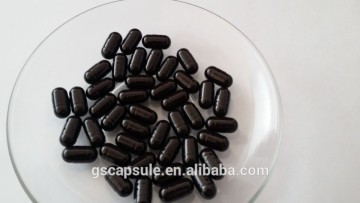 all black medicinal fish gelatin capsule 00