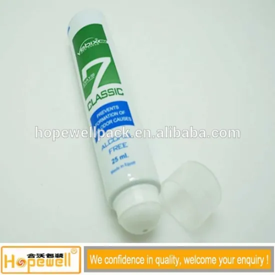 Pharmaceutical packaging tube laminated tubes with round head cap 22mm