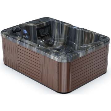 Luxury New Design Hydromassage Swimming Endless Pool - 6 Person Freestanding Spa Bathtub with Back Massage