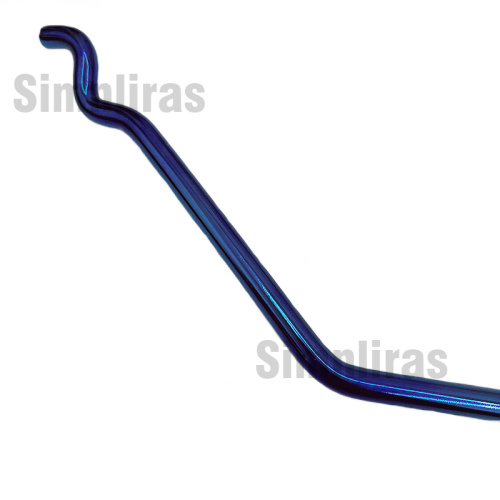 Moxin Leichtes Titanhaube Prop -Stange verbrannte blaues Finish für 2022+ Honda Civic 11. Generation