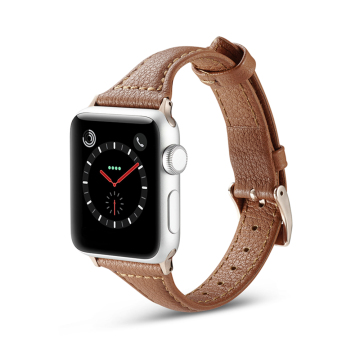 Echte lederen band voor Apple Watch 4/5/SE 40/44 mm - Business Style IWatch Polsband