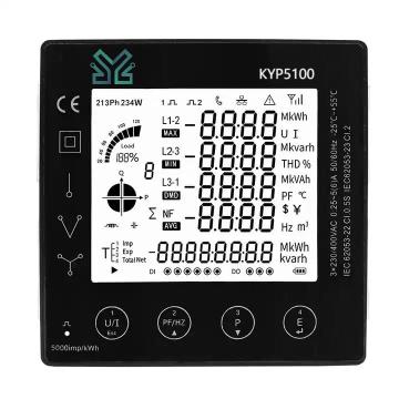 MODBUS RS485 RTU Dido Multifunzione Digital Panel Power METR