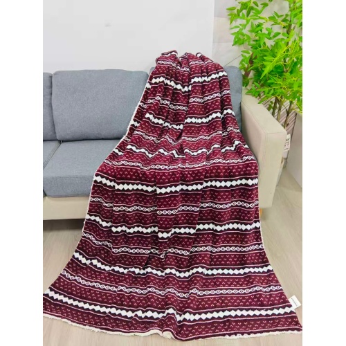 Ném lông cừu Sherpa kẻ sọc có thể đảo ngược