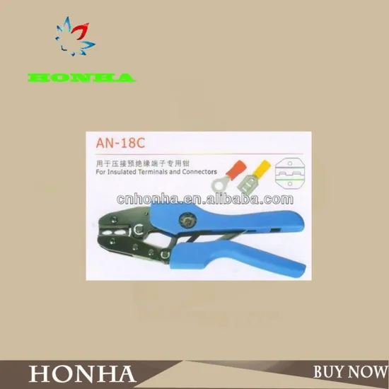 strength-saving ratchet terminal crimping tool AN-18C