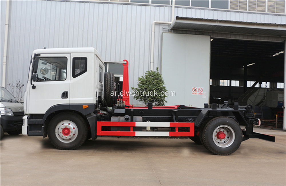 جديد وصول DONGFENG D9 12cbm arm roll شاحنة القمامة