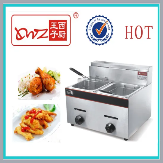 6*2L China Used Gas Deep Fryer
