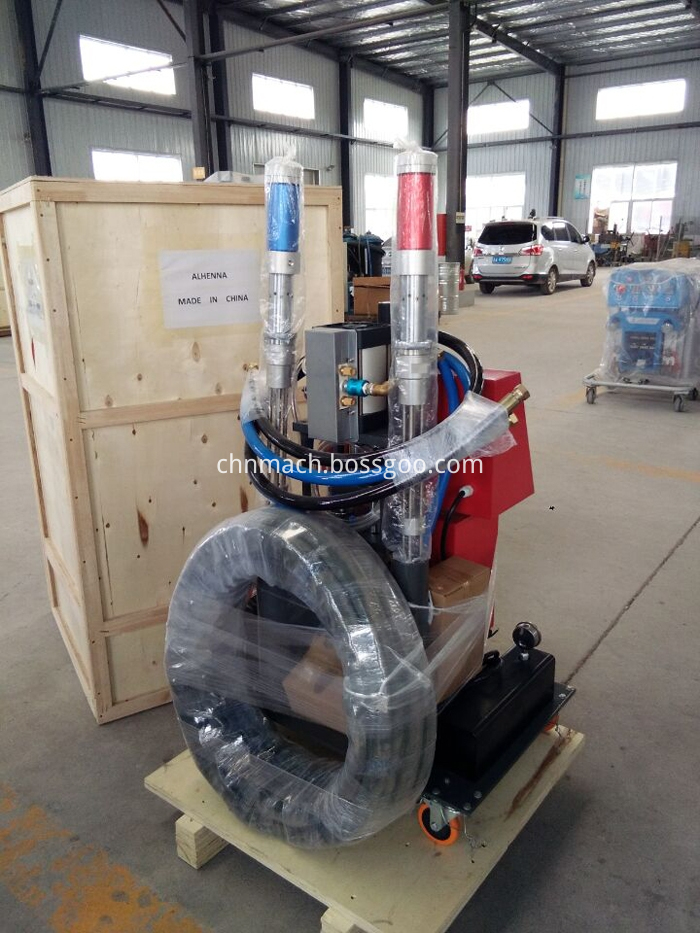 Our CNMC-D polyurethane foam machine sold to middle east market. 