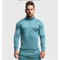 Vestes de survêtement pour hommes en coton et polyester avec fermeture à glissière sur mesure