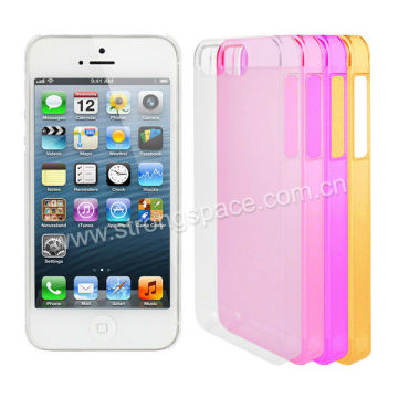 Transparent blank cell phone case