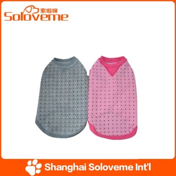 Hot Sale New Style Dog Clothes Soft Pet Sweaters Dots Costume