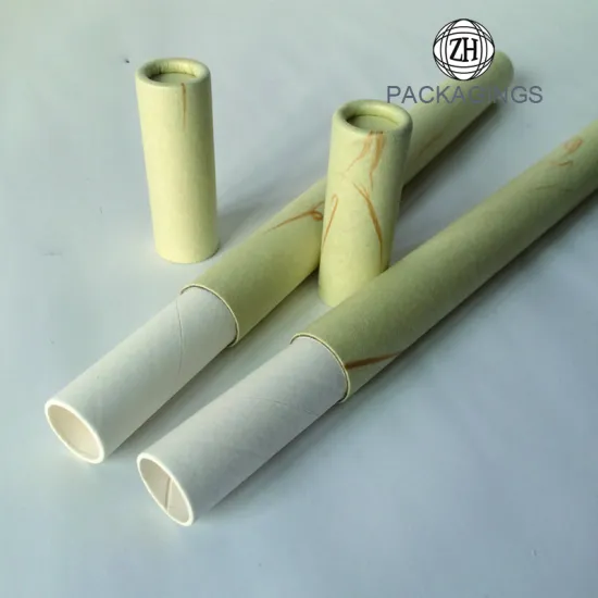 Disposable carft recycled paper tube packaging