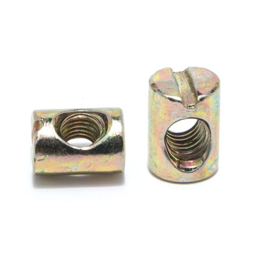 Factory Direct Sales: Galvanized Slotted Hammer Nuts, Cross Pins & Slotted Furniture Nuts for Beds, Cribs, and Chairs