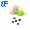 10mm Warna hitam plastik empat bagian tombol snap