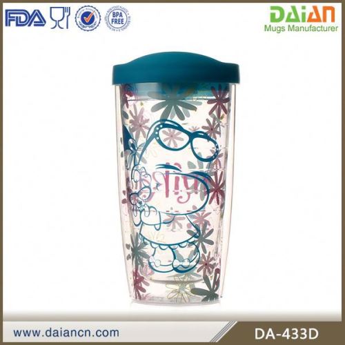 Wholesale Double Wall Plastic Tumbler (16oz)