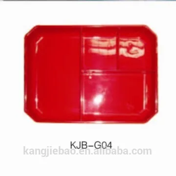 KJB-G04 PLASTIC BENTO LUNCH BOX WITH COMPARTMENTS, BENTO LUNCH BOX, PP LUNCH BOX REUSABLE