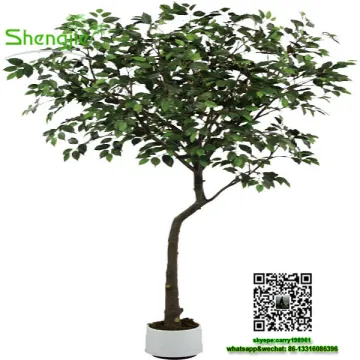 SJRS-015 alibaba China artificial banyan bonsai tree home decoration ficus bonsai