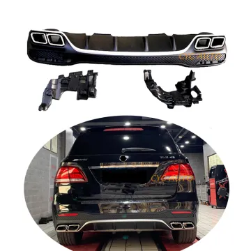 GLE63 Style Rear Diffuser and Bumper Kit for Mercedes Benz GLE Class W166 SUV (2015-2018)