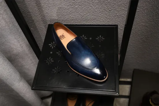 New Style Cowhide Men Leather Shoes Loafer